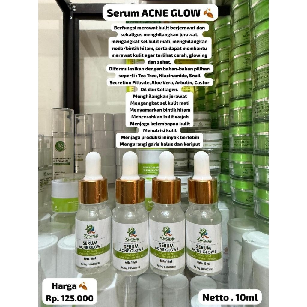 SERUM ACNE GLOW LUXURY BEAUTY SKINCARE