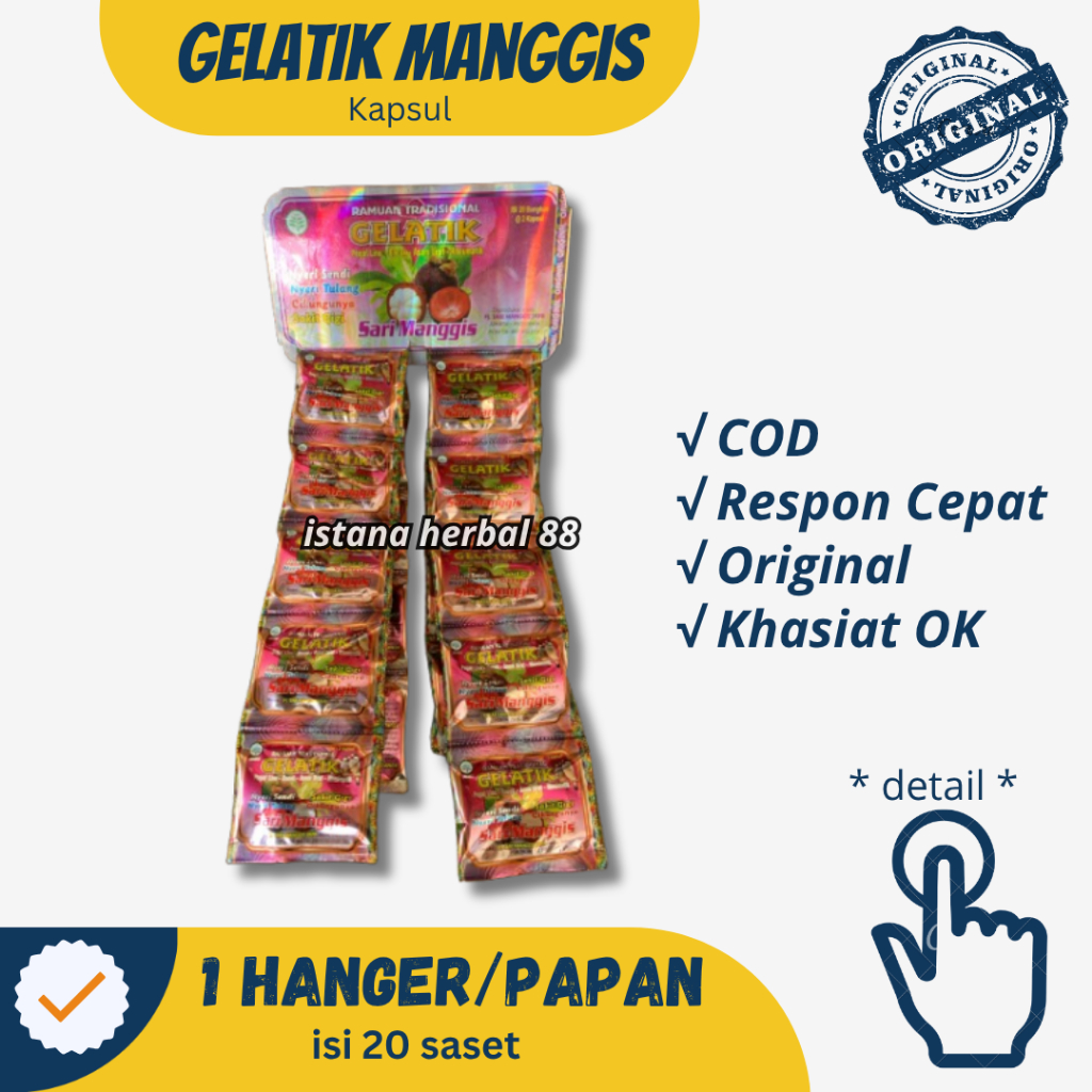 GELATIK SARI MANGGIS herbal kapsul
