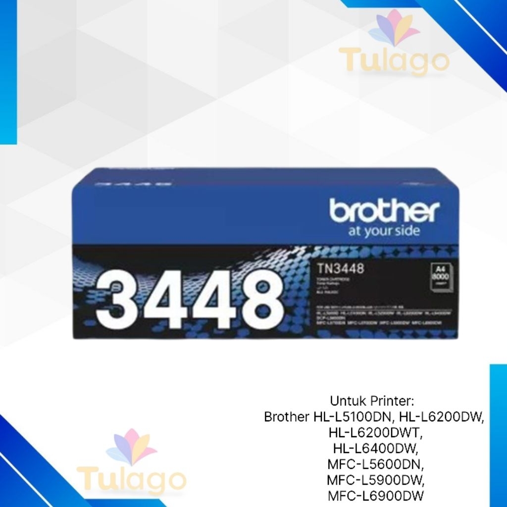 Tinta Brother 3448 untuk printer Printer Brother HL-L5100DN, HL-L6200DW, HL-L6200DWT, HL-L6400DW, MF