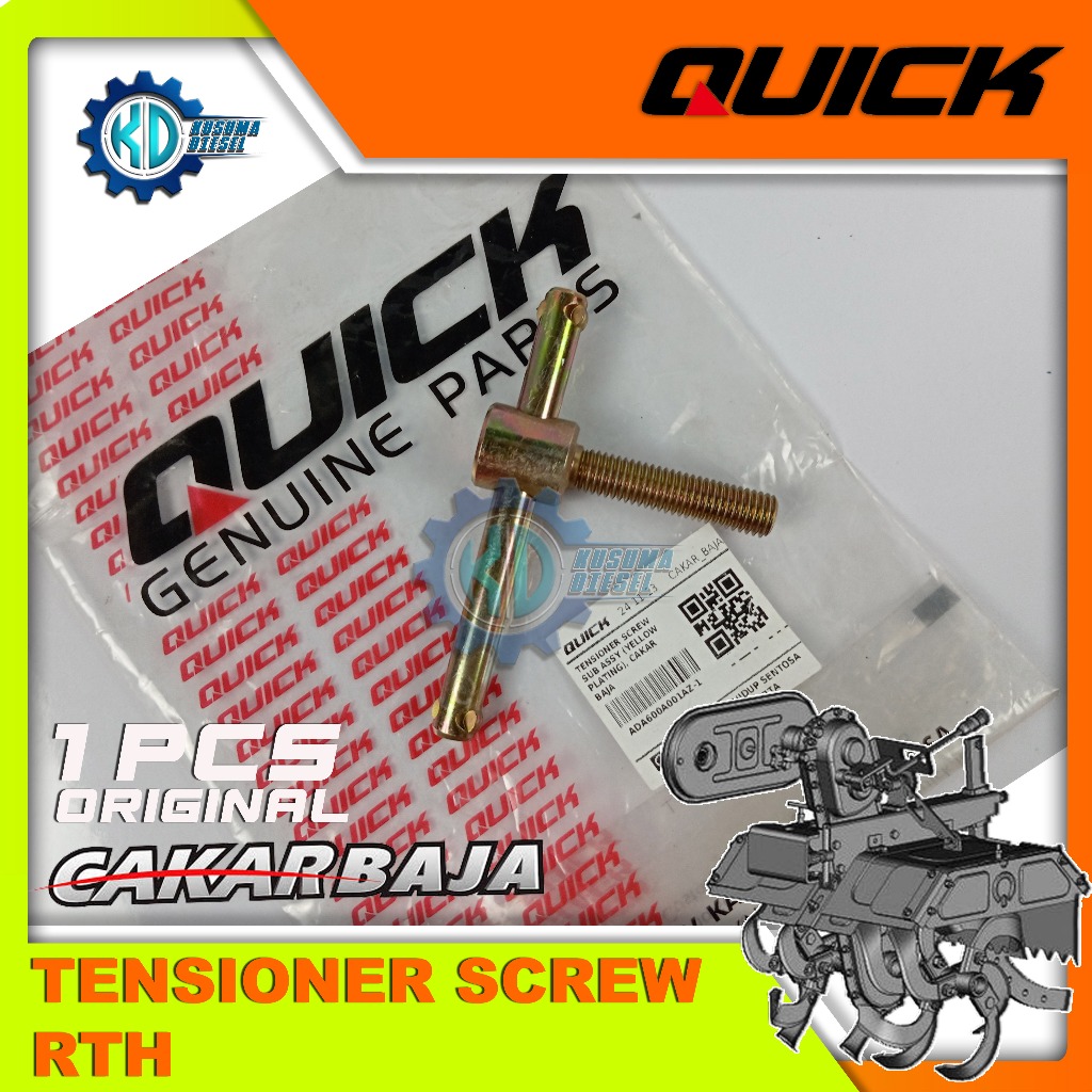 TENSIONER SCREW SUB ASSY (YELLOW PLATING), RTH CAKAR BAJA (SP) - BAUT RTH - ALAT GULUD - PENGENCANG 