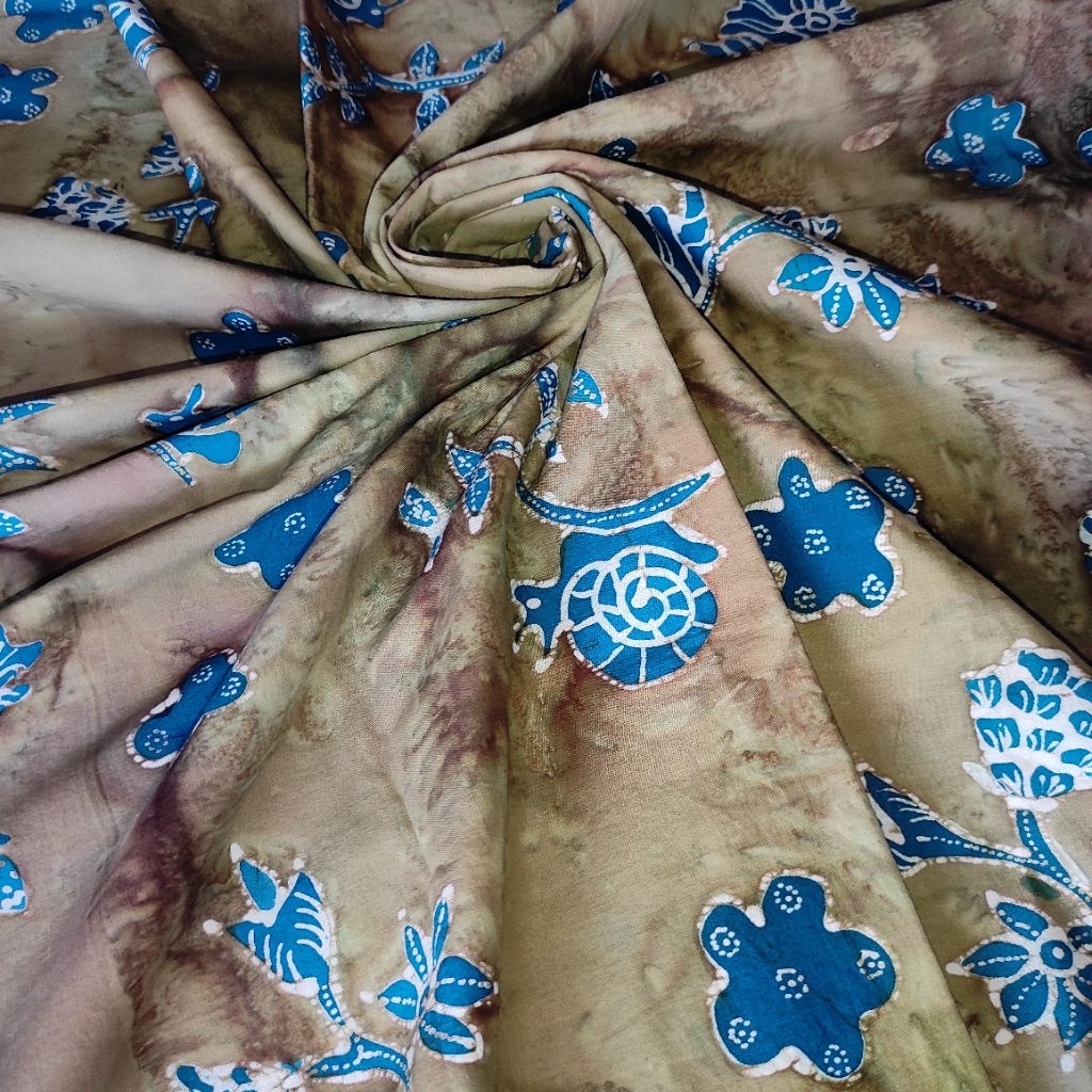 Kain batik tulis antik mix warna alam & sintetis untuk kemeja pria dan wanita