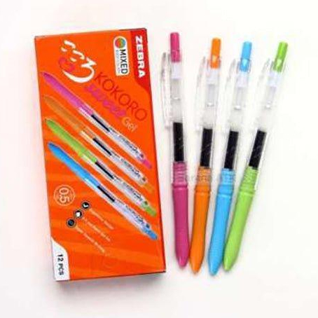 

Zebra kokoro sweet gel/0.5mm /(1pack ) /mixed body color