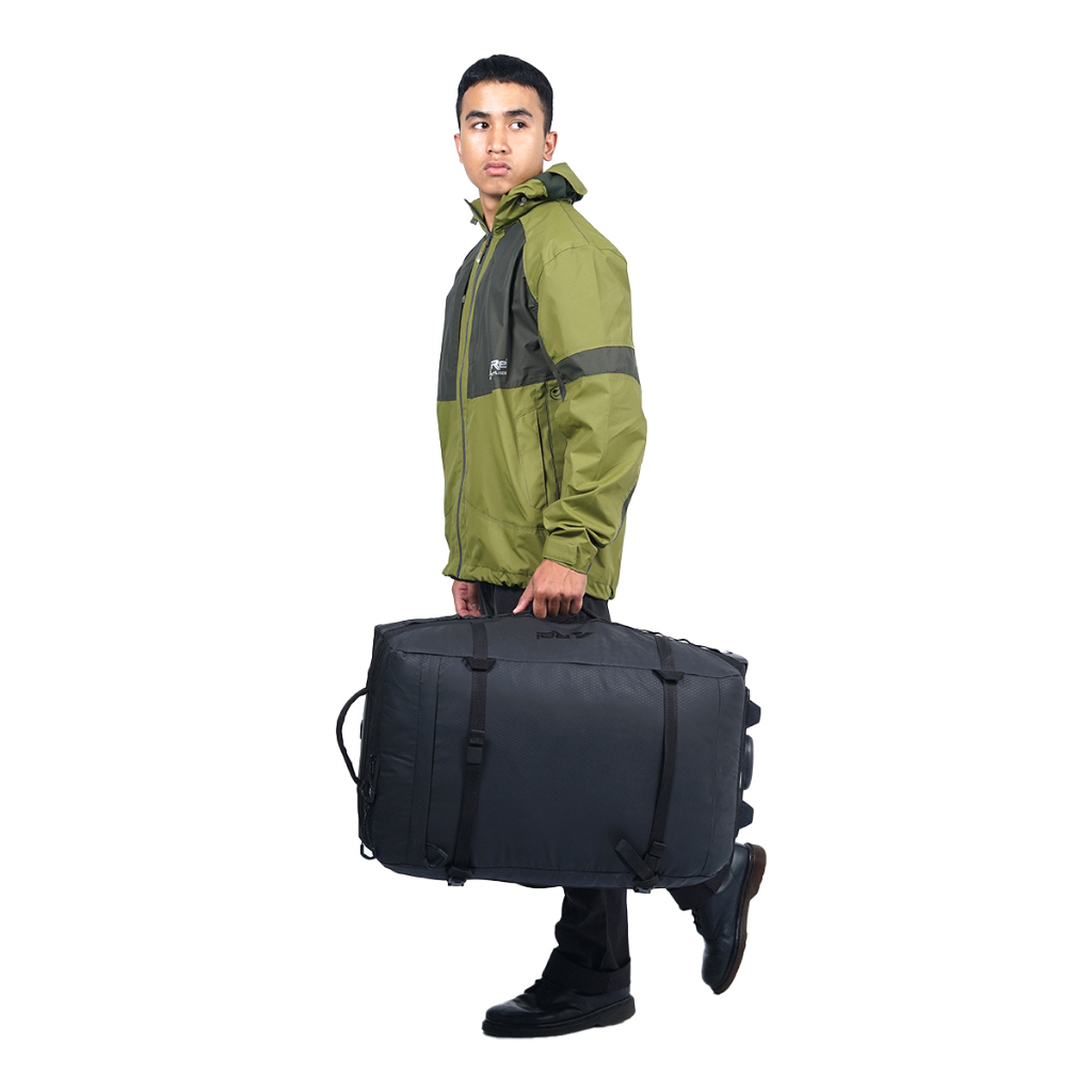 Travel Bag / Trolley Bag Wanderway Arei Outdoorgear TRAVEL BAG RANSEL BESAR TAS KOPER BERPERGIAN TAS