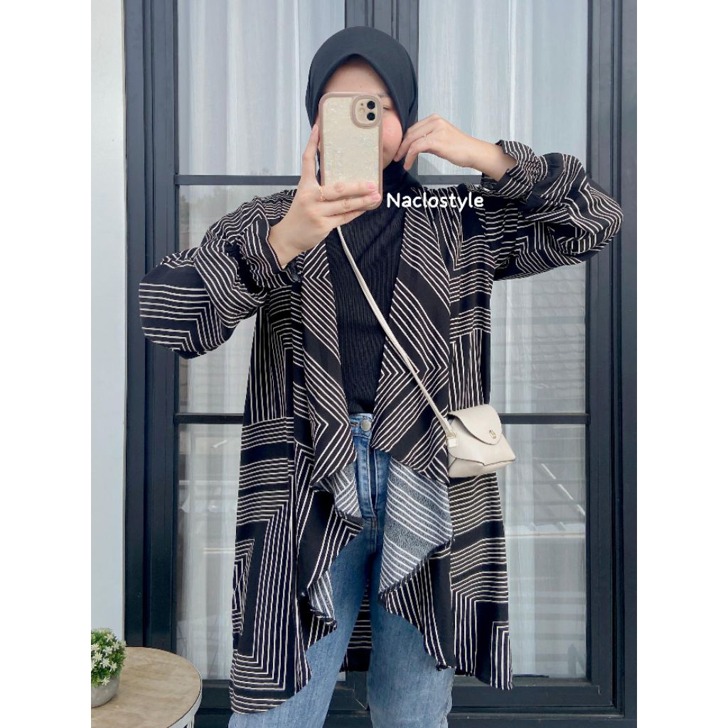 DINAIRAA OUTER - outer wanita | outer hijab | outer pantai | outer tangan panjang