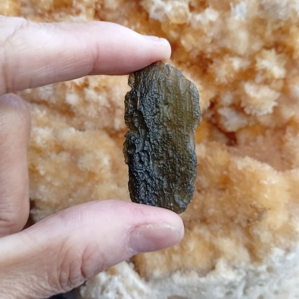 Moldavite rough ber memo