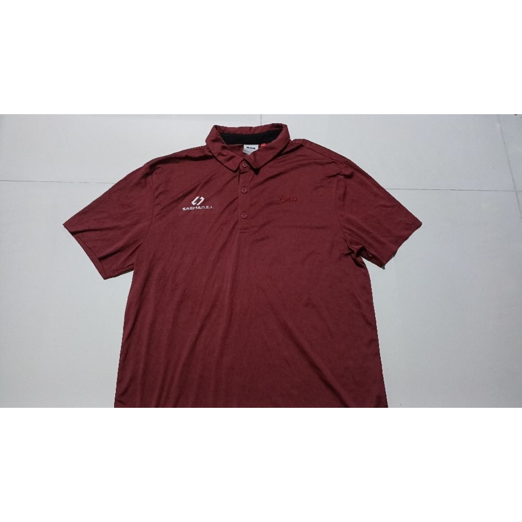 Kaos Kerah Maroon EXR L