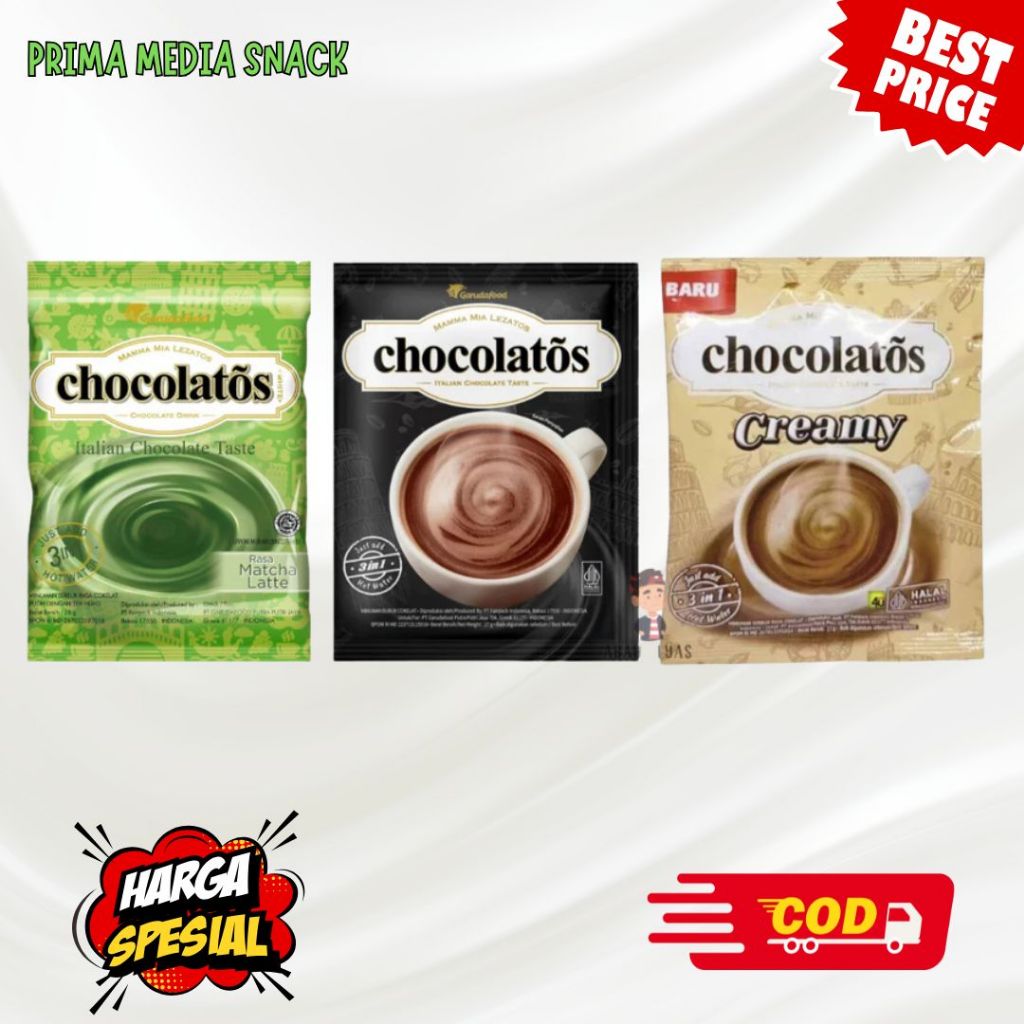

CHOCOLATOS DRINK PER KARTON\DUS ISI 80 PCS 4 VARIAN RASA MURAH MERIAH !!!