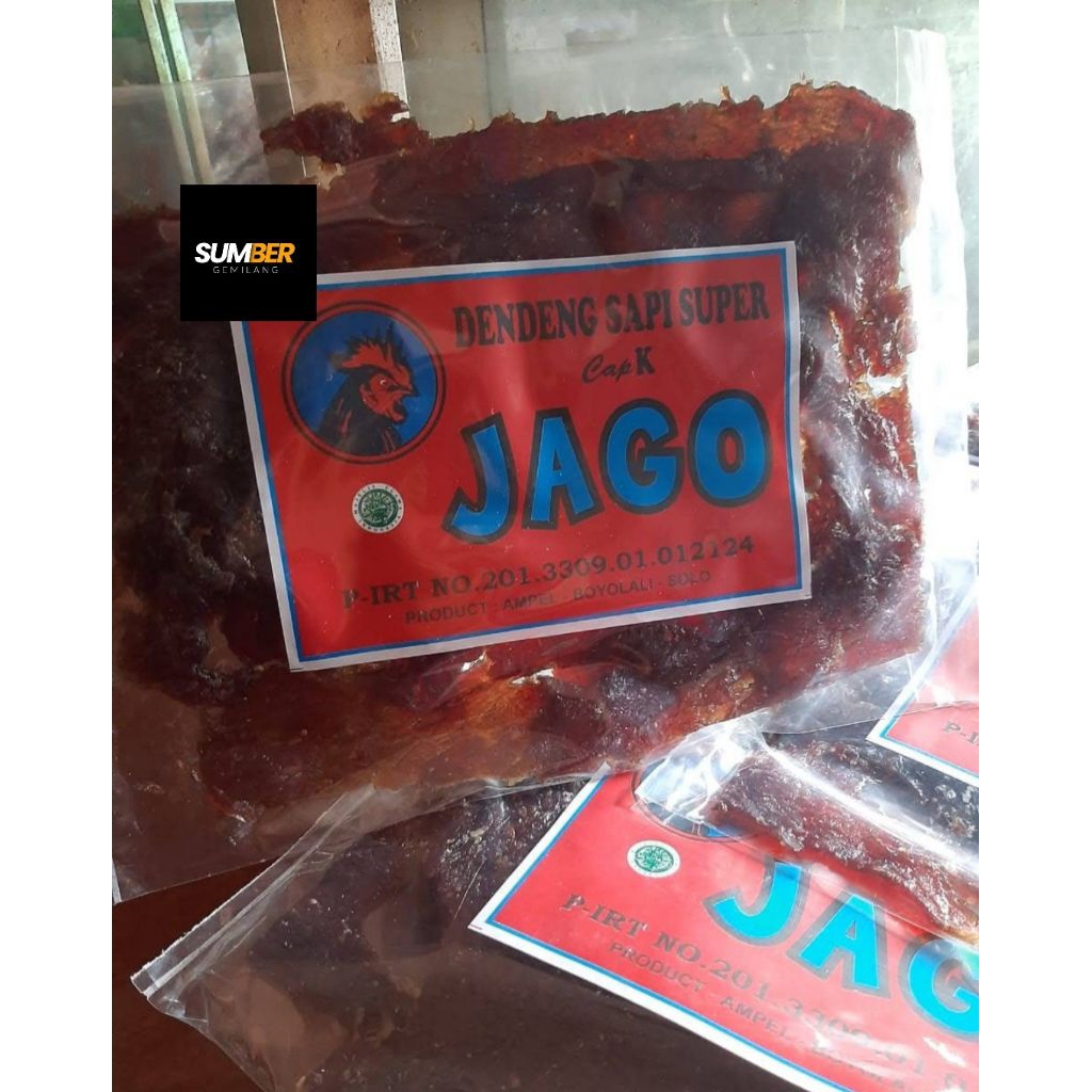 

dendeng sapi super cap k jago 250 gram dendeng sapi super cap kepala jago 250 gram