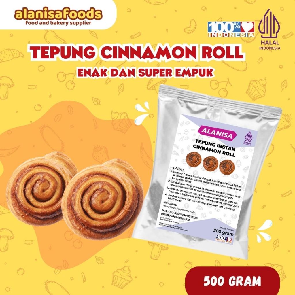 

Tepung Instan Cinnamon Roll 500gr