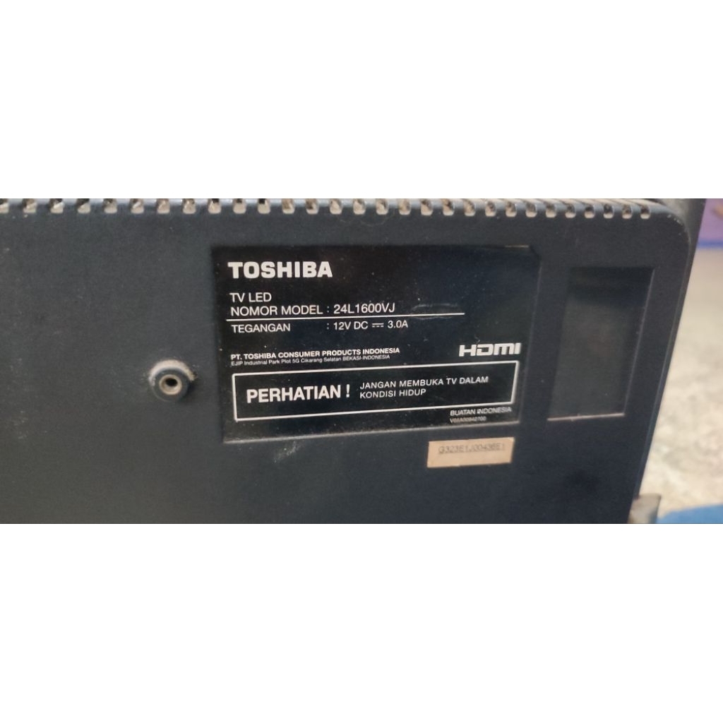 tcon Toshiba 24L1600vj