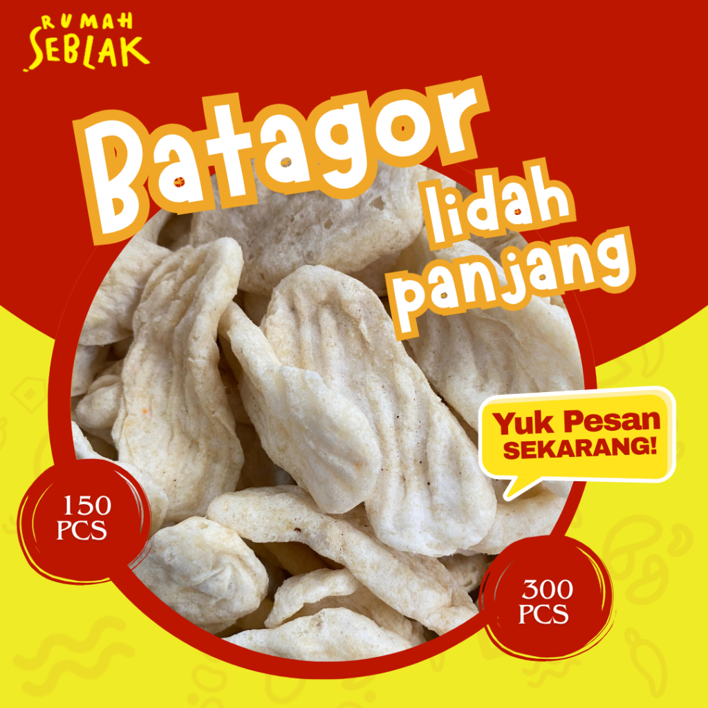 

Batagor lidah panjang Keringan Topping untuk Seblak