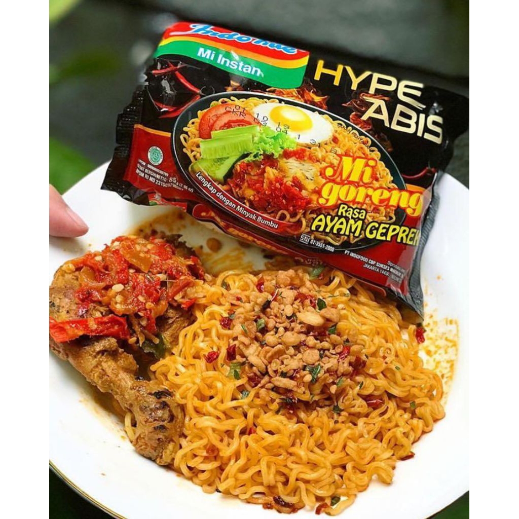 

Indomie Goreng HYPE ABIS Rasa Ayam Geprek ( 1 Dus isi 40 pcs )