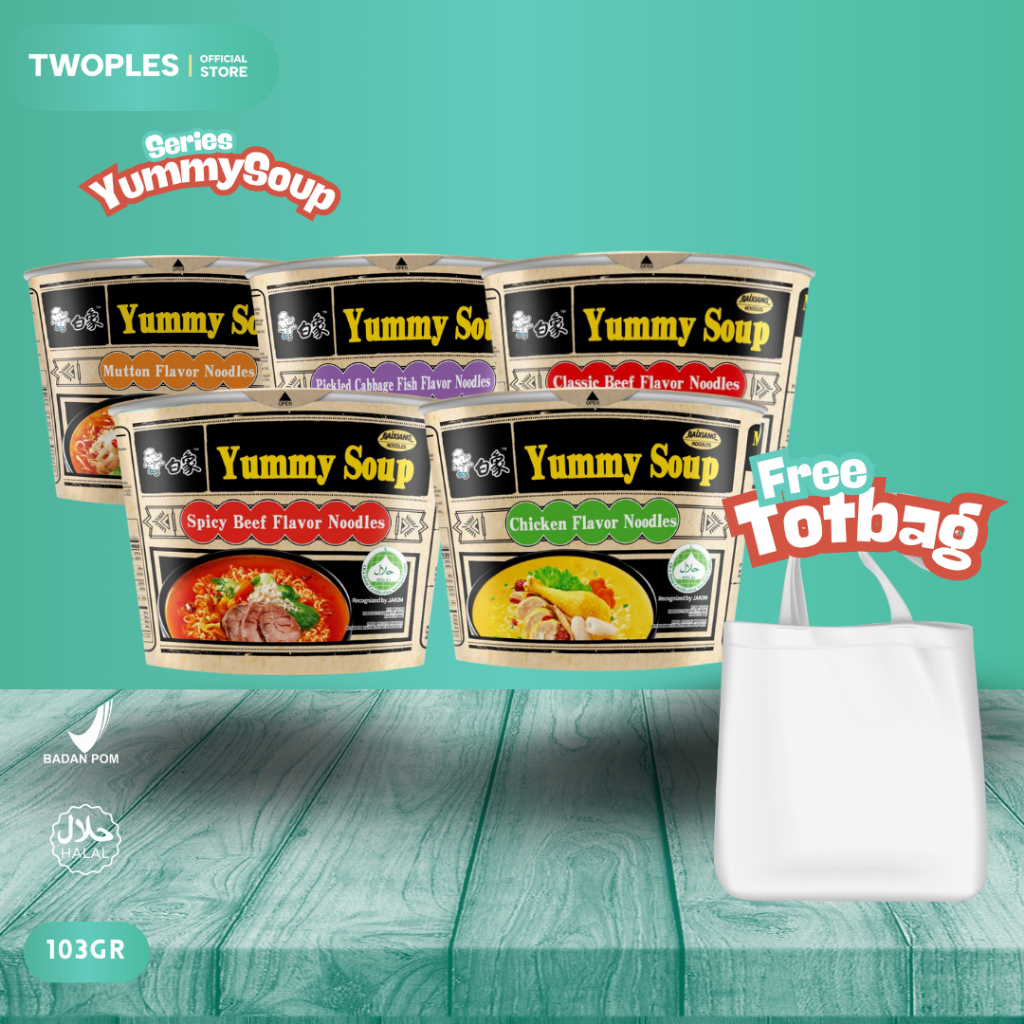 

BAIXIANG - CUP Mie Instan Yummy Soup Bundle PROMO!!