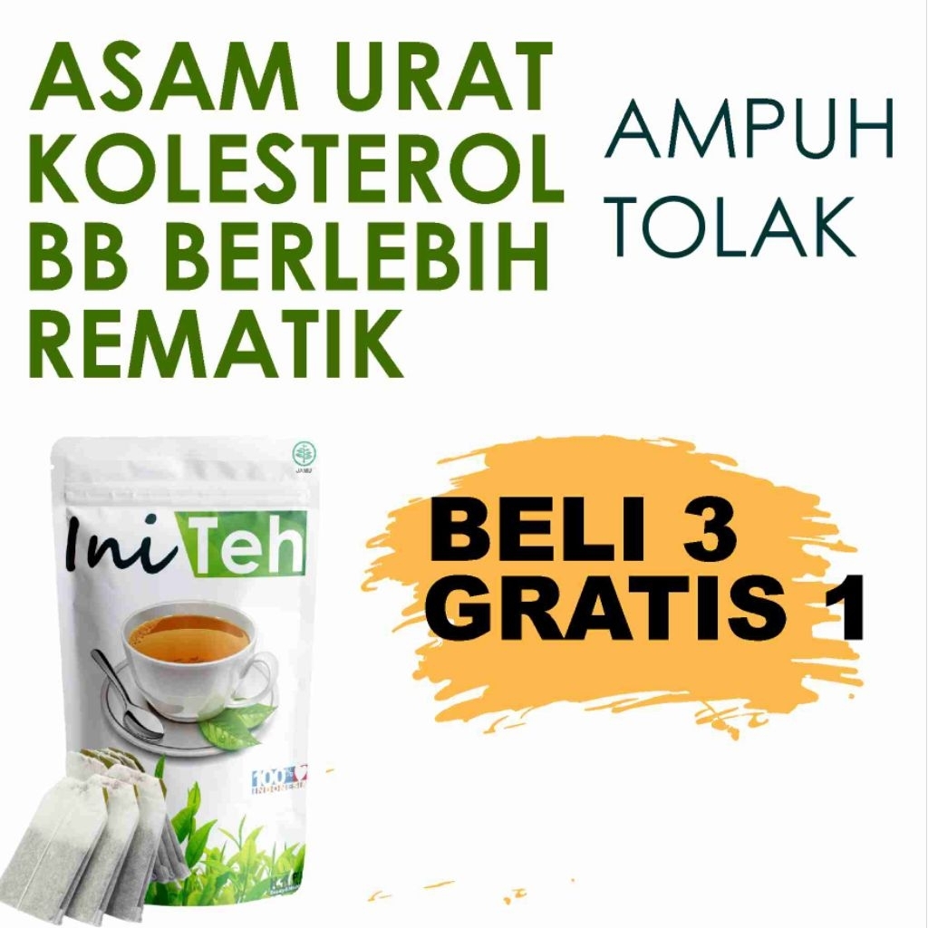 

Ini Teh Kolesterol Beli 3 Gratis 1 Teh Asam Urat Hipertensi