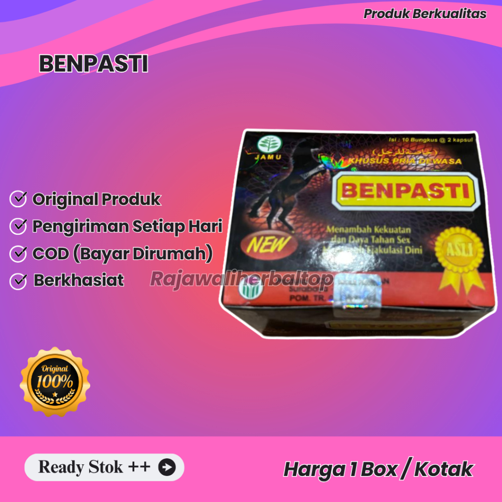 

BENPASTI ORIGINAL KAPSUL STAMINA PRIA