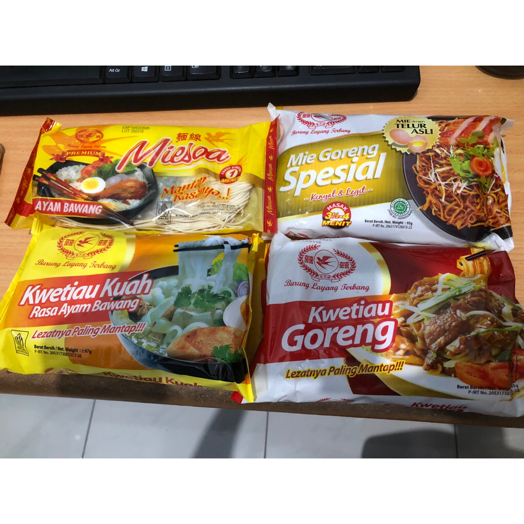 

Miesoa Kwetiau Mie Goreng Cap Burung Layang ed 01/26