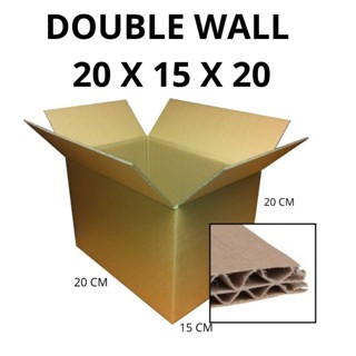 

Kotak Packing Double Wall 20 X 15 X 20 cm Karton Packing Double Wall 20x15x20 cm