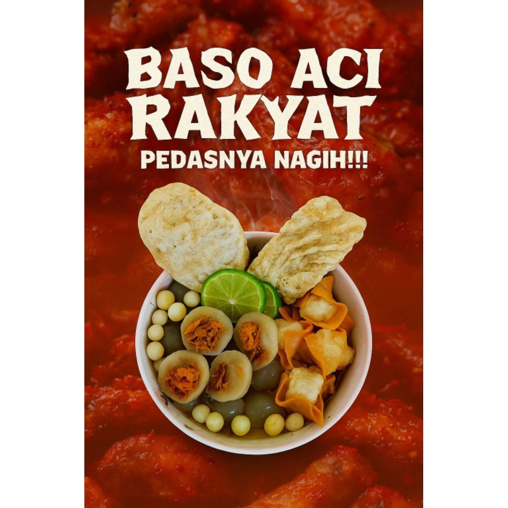 

BASO ACI RAKYAT. VARIAN AYAM PEDAS GURIH. MAKANAN PEDAS. TERENAK. TERMURAH