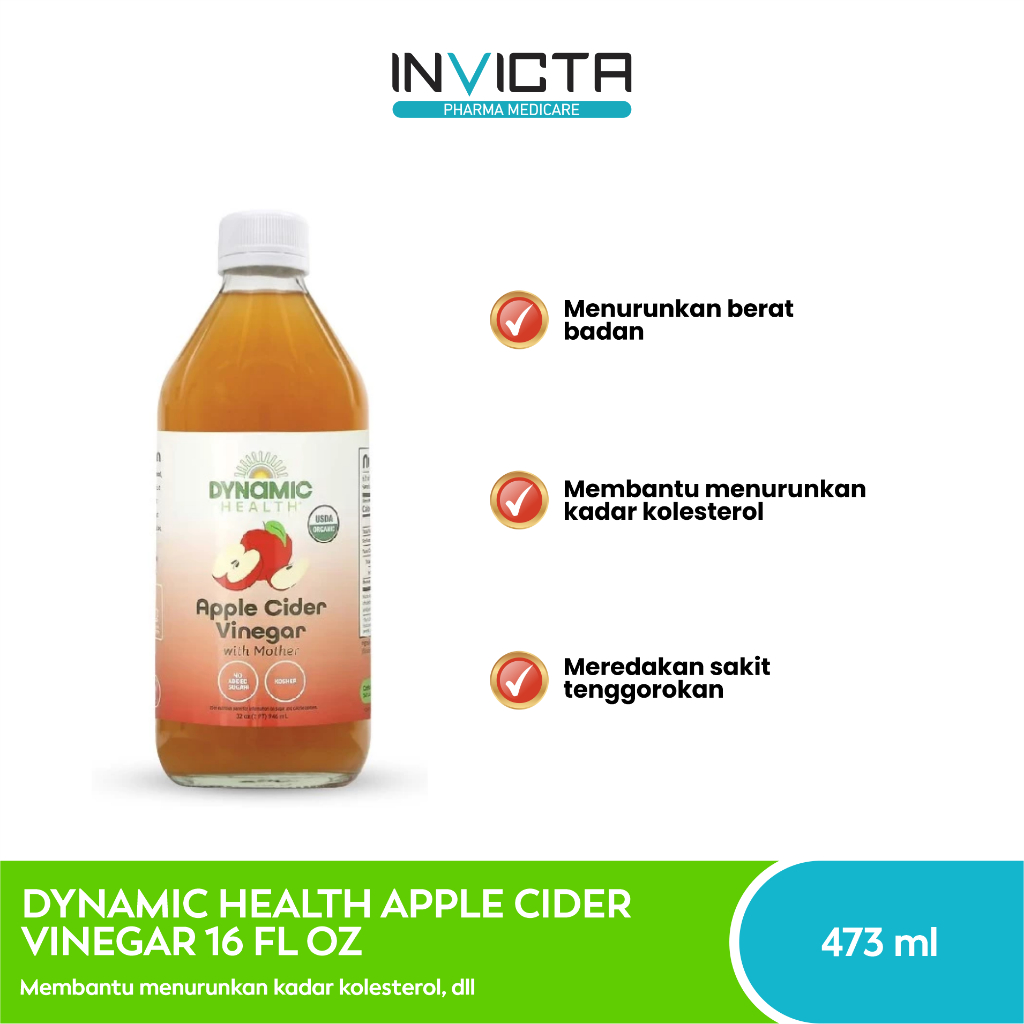 

Dynamic Health Apple Cider 16 oz - 473ml