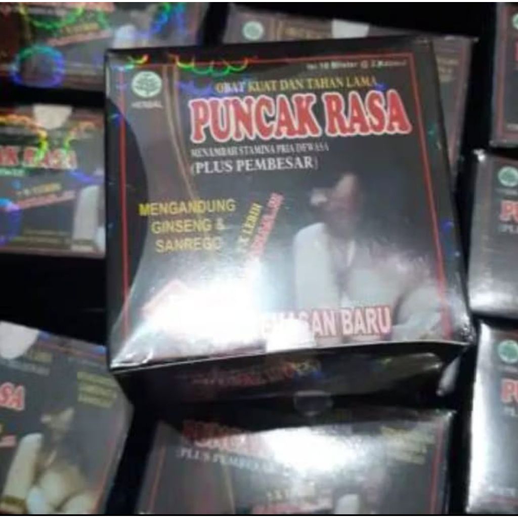 

Kapsul Puncak Rasa Stamina Pria Dewasa