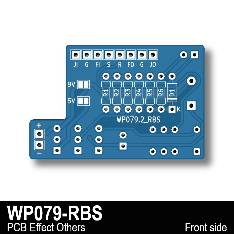 PCB Efek Lainnya | WP079_RBS Relay TrueBypass Switching pengganti 3PDT Foot switch