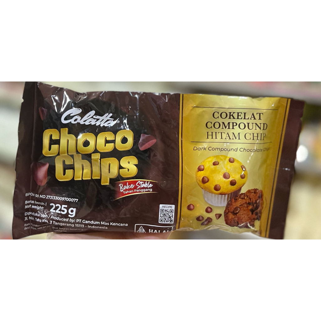 

Collata Choco Chips 225 GR ( Coklat Chip )