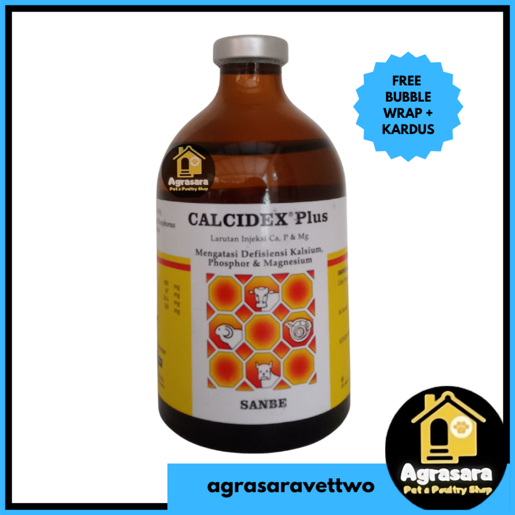 CALCIDEX PLUS 100ml (Kalsium, Phosphor, Magnesium)