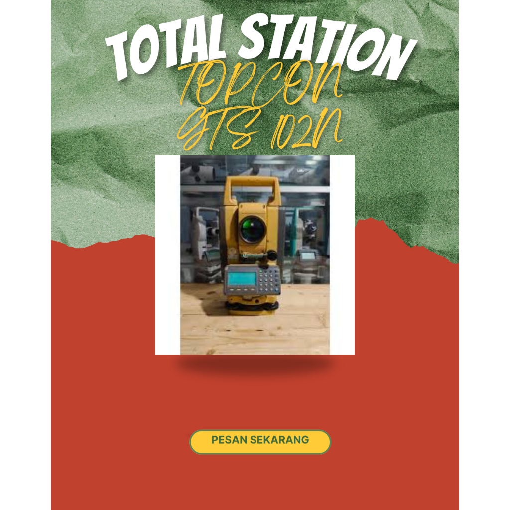 Total Station Topcon GTS 102n Bekas / Topcon Gts 102 / GTS 102N