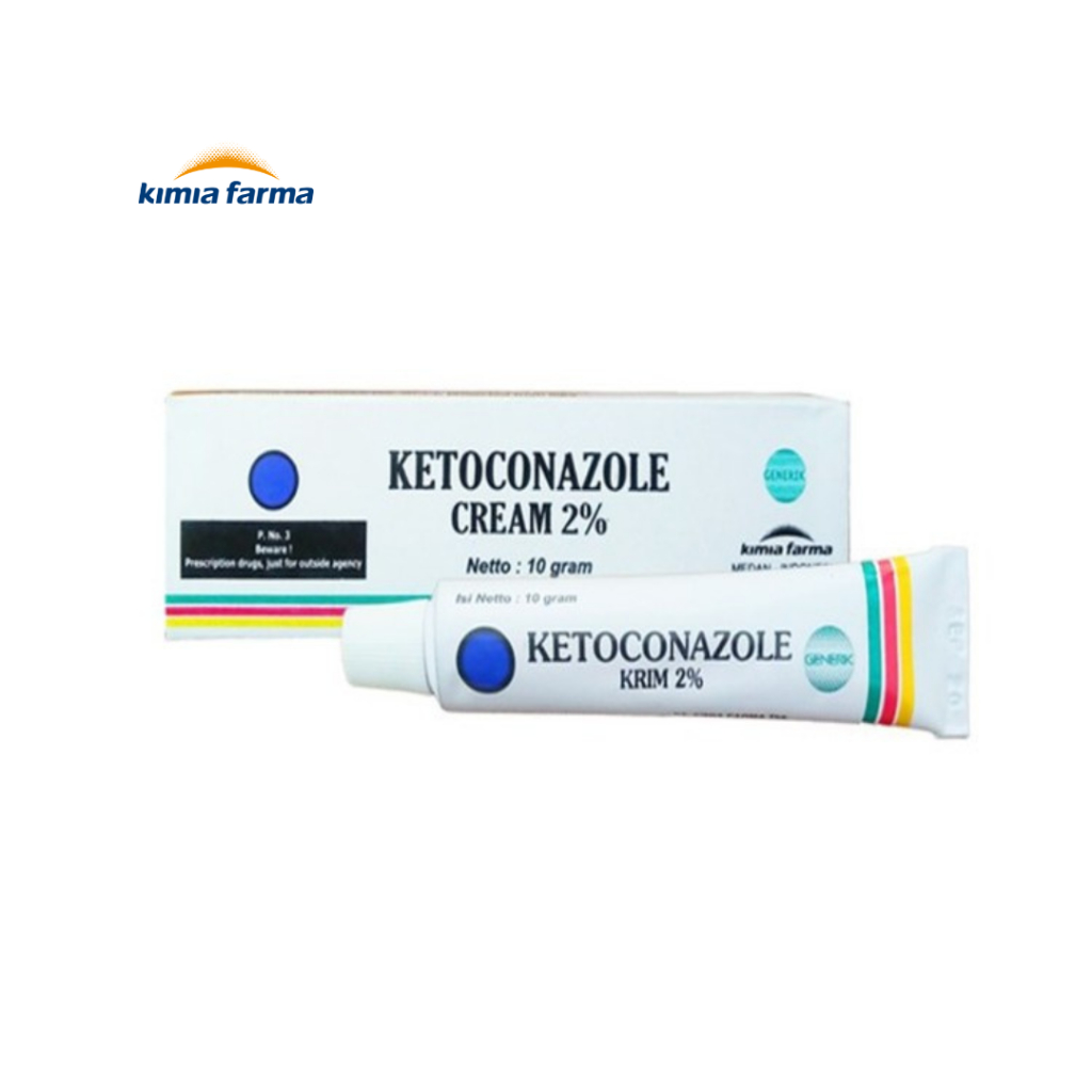 Ketoconazole Kimia Farma 2% Krim 10gr Obat Gatal Salep Anti Jamur Scabies