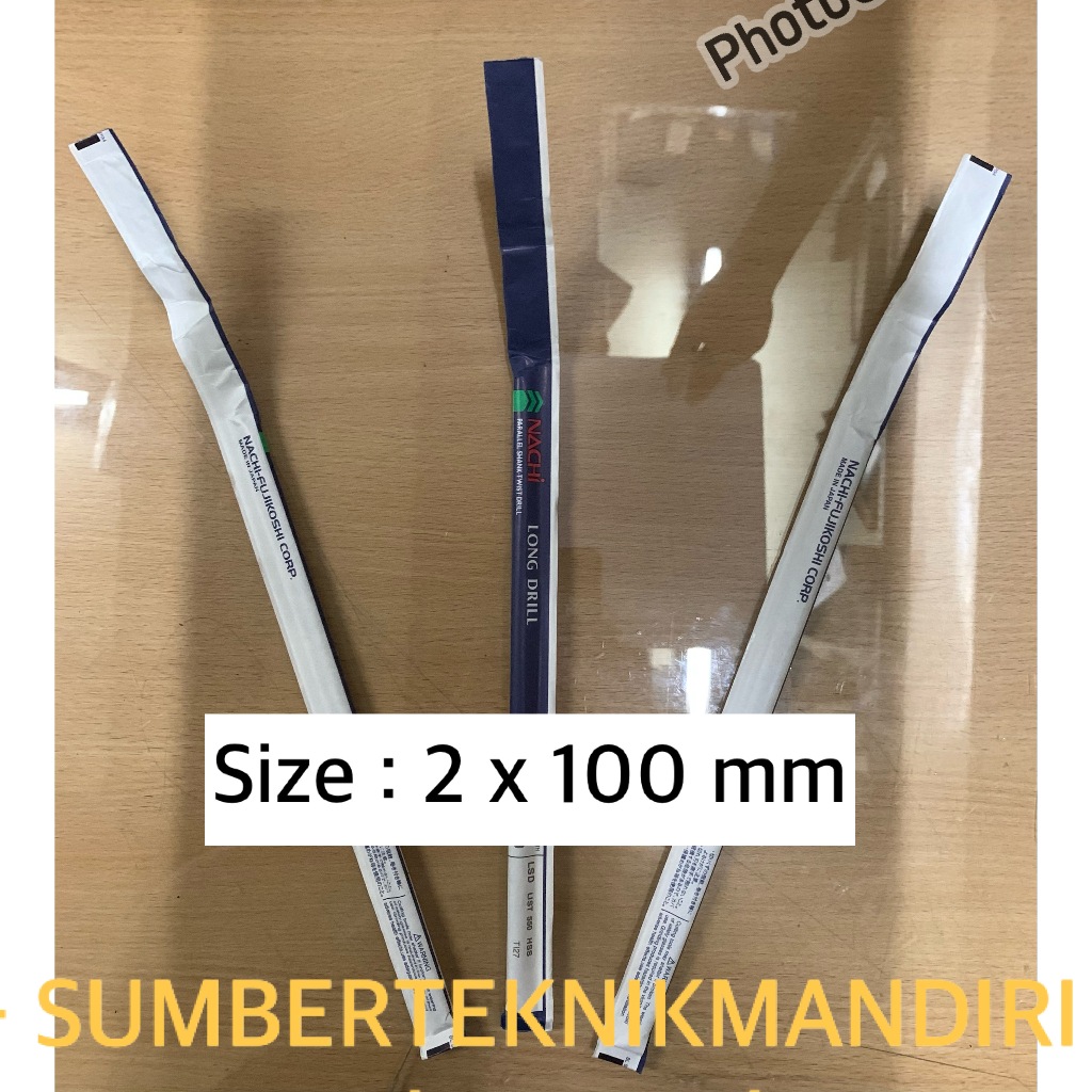 mata bor nachi long drill 2mm panjang 100mm / nachi long 2 x 100mm