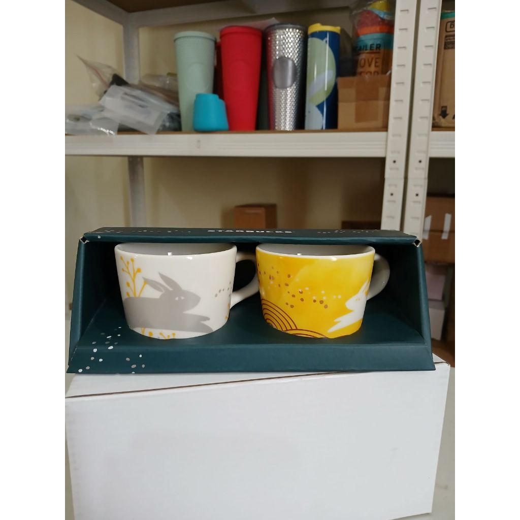 Mini Mug Starbucks Sakura Demi Set Autumn Bunny 89ml