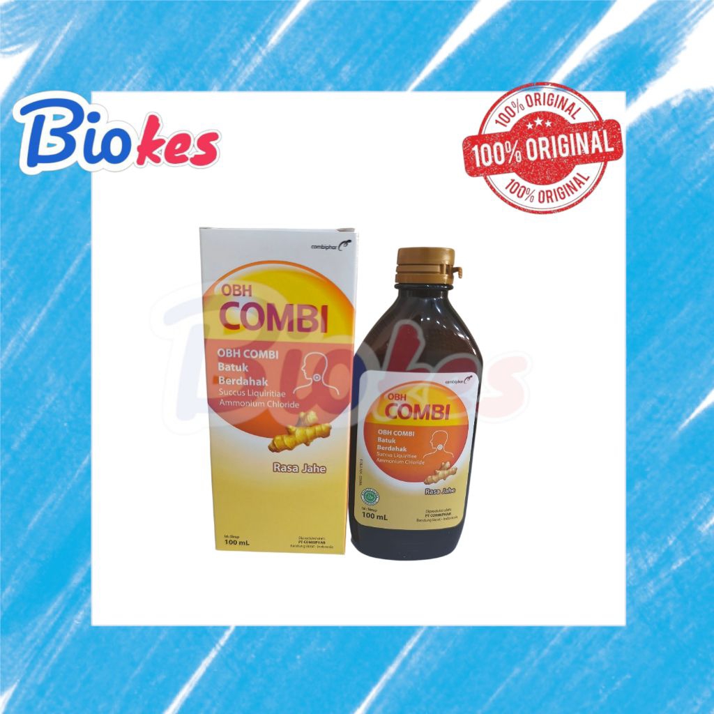 OBH COMBI BATUK BERDAHAK 100ML RASA JAHE obat batuk berdahak