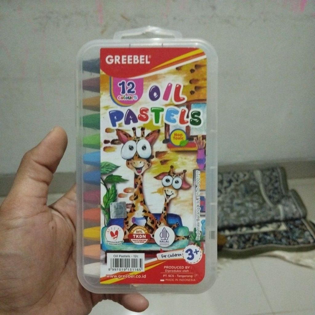 

crayon 12 warna greebel original
