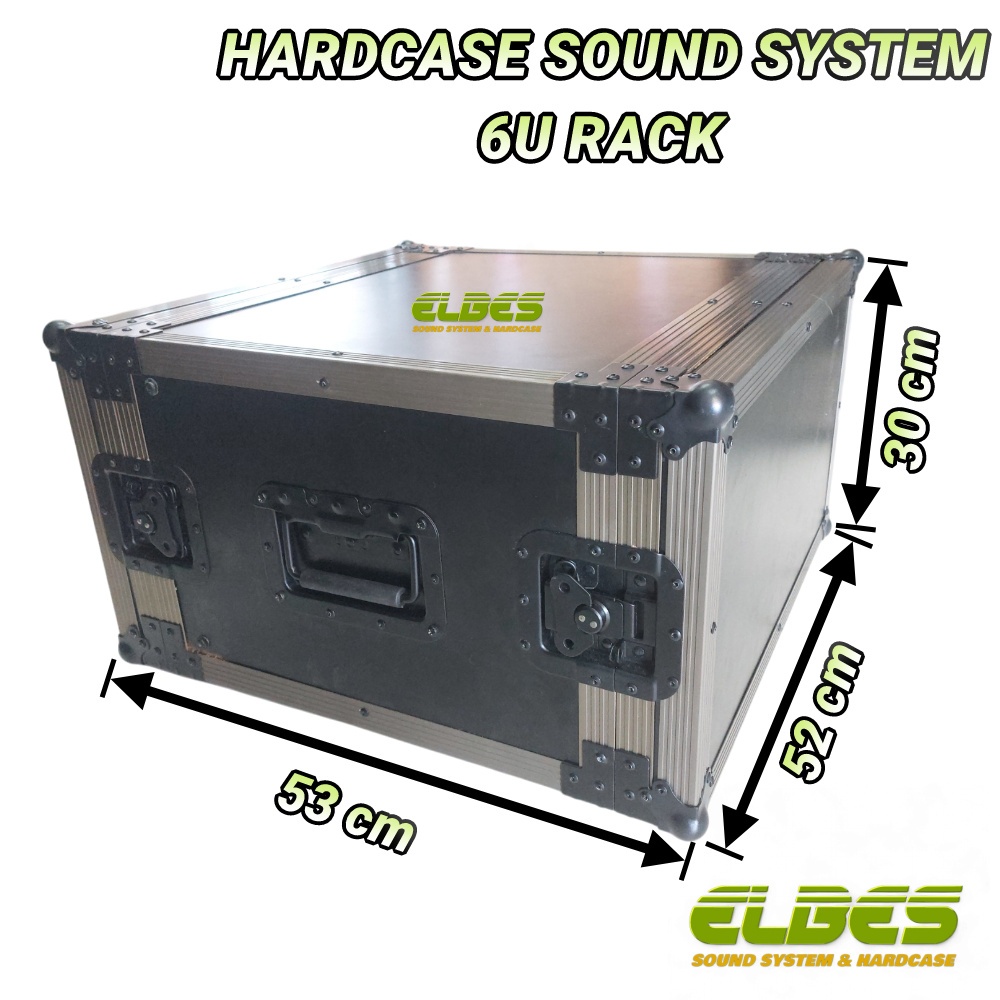 Hardcase asesoris 6U rak server sound system sound gear accesories 6U Rack