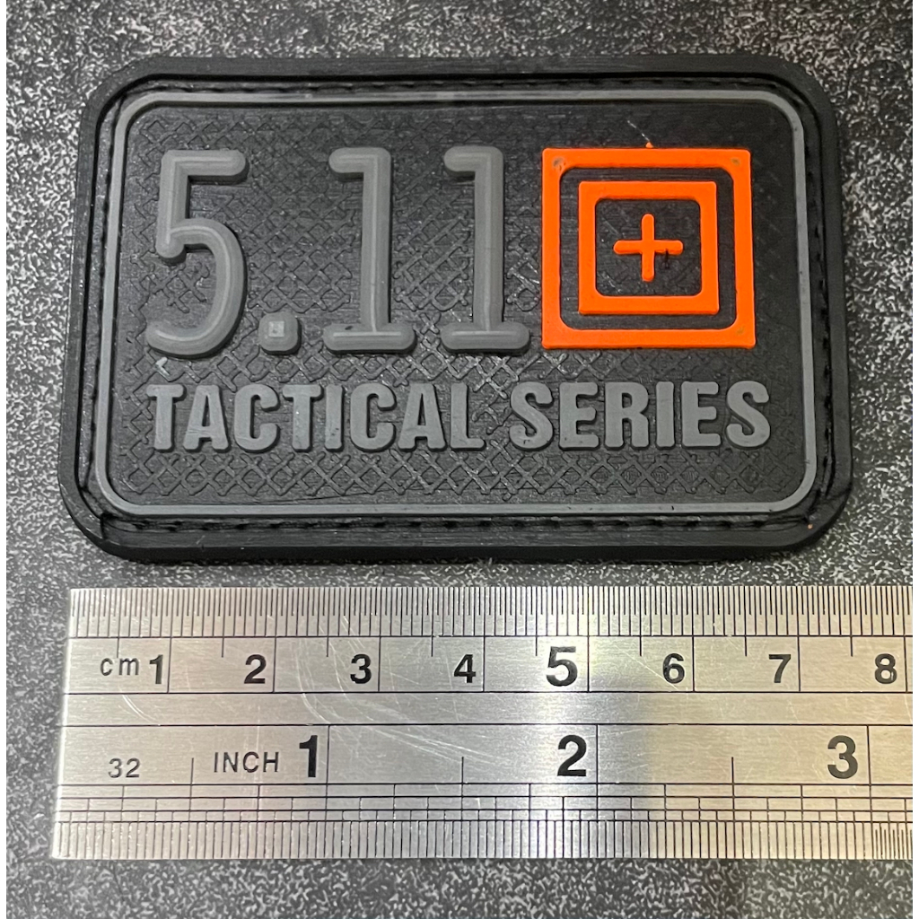 Patch 5.11 - Patch 511 - Patch Rubber 5.11 - Patch Karet 511 Tactical - Emblem Karet Tactical