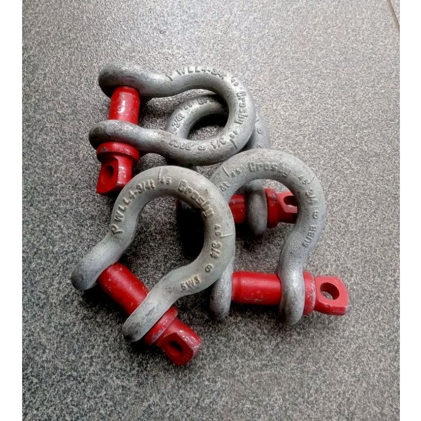 new bow shackle crosby 4ton / shackle omega crosby 4 3/4ton