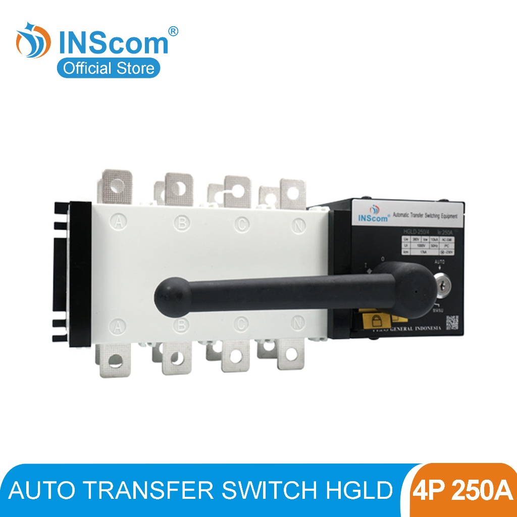 ATS 4P 250A AUTOMATIC TRANSFER SWITCH CHANGE OVER SWITCH COS OTOMATIS