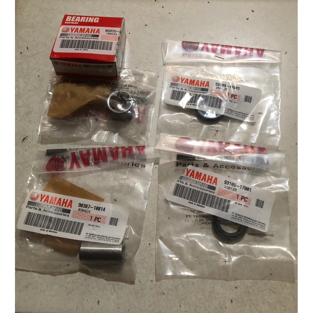 BOSH, BEARING, SEAL CONROD, CON ROD, SHOCK BELAKANG VIXION ASLI YAMAHA