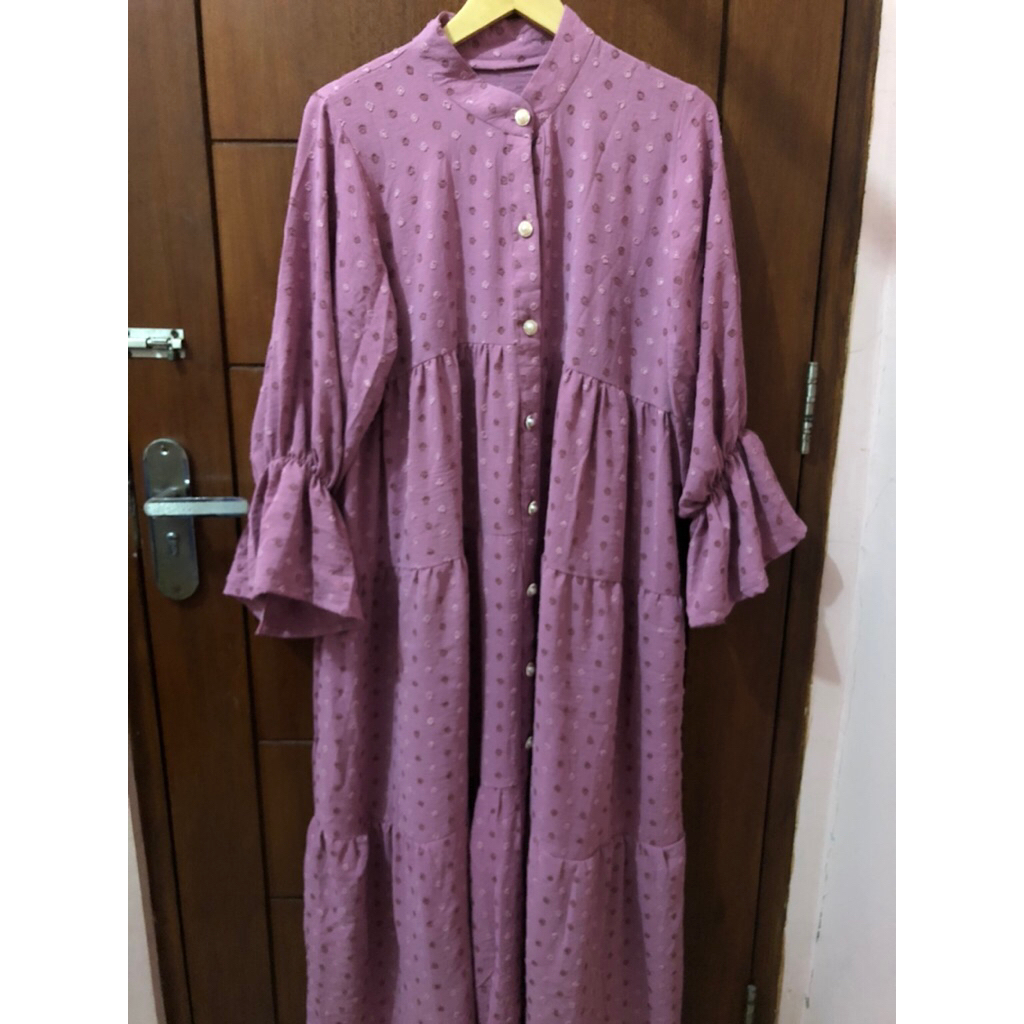 preloved gamis ungu