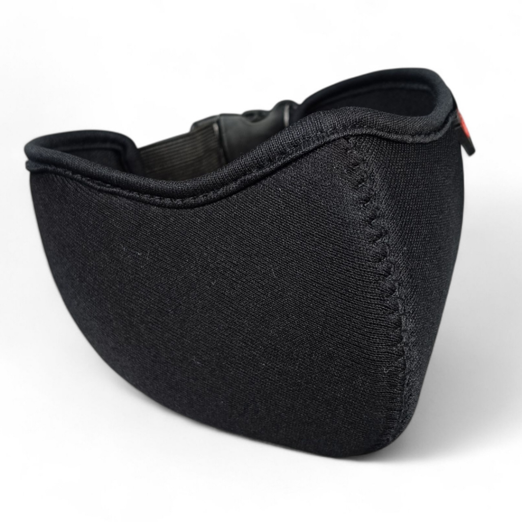 Masker Motor Pria Motif Polos Lapis Busa | Masker Pria Dewasa Pengait Elastis