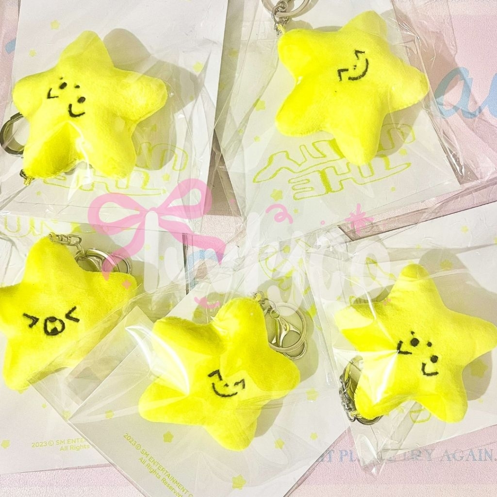 [ready] yellow starfish doll keyring mark haechan taeyong nct 127