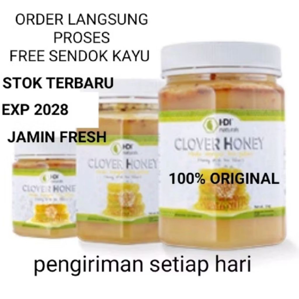 

Forcysn Madu Clover Honey 1Kg Exp2028 Original Langsung Kirim Free Sendok Kayu Dan Bubblewrap Box