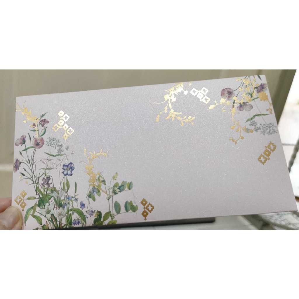 

Angpau Full Flower Soft Pink Full Foil Emas