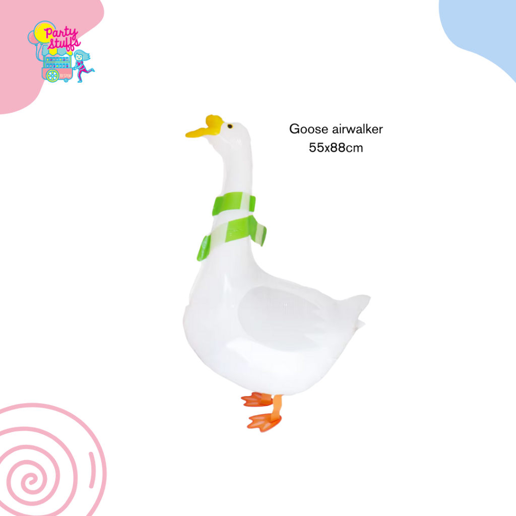 Goose Airwalker / Balon Angsa Airwalker / Dekorasi Tema Angsa / Balon Airwalker Angsa Jumbo