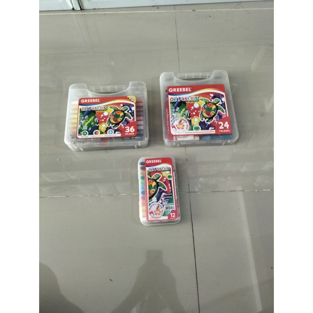 

Greebel Oil Pastel Krayon Anak 12 Clr / 18 Clr / 24 Clr / 36 Clr / 48 Clr / 55 Clr - Set.