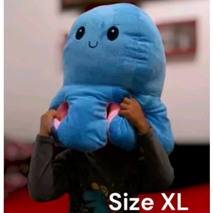 Sale Boneka Gurita Jumbo Lucu & Besar Bahan Lembut, Empuk, Menggemaskan
