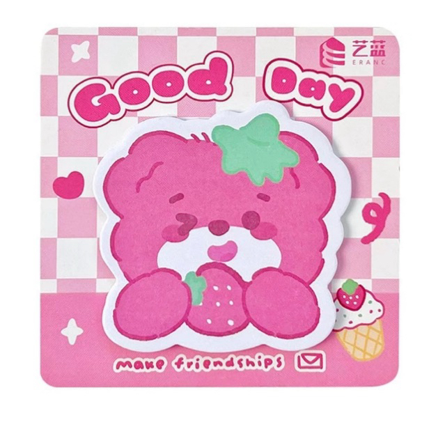 

SuperKawaii - [SK200] Sticky notes lucu unik isi 20 lembar bentuk binatang kartun animal retro vintage