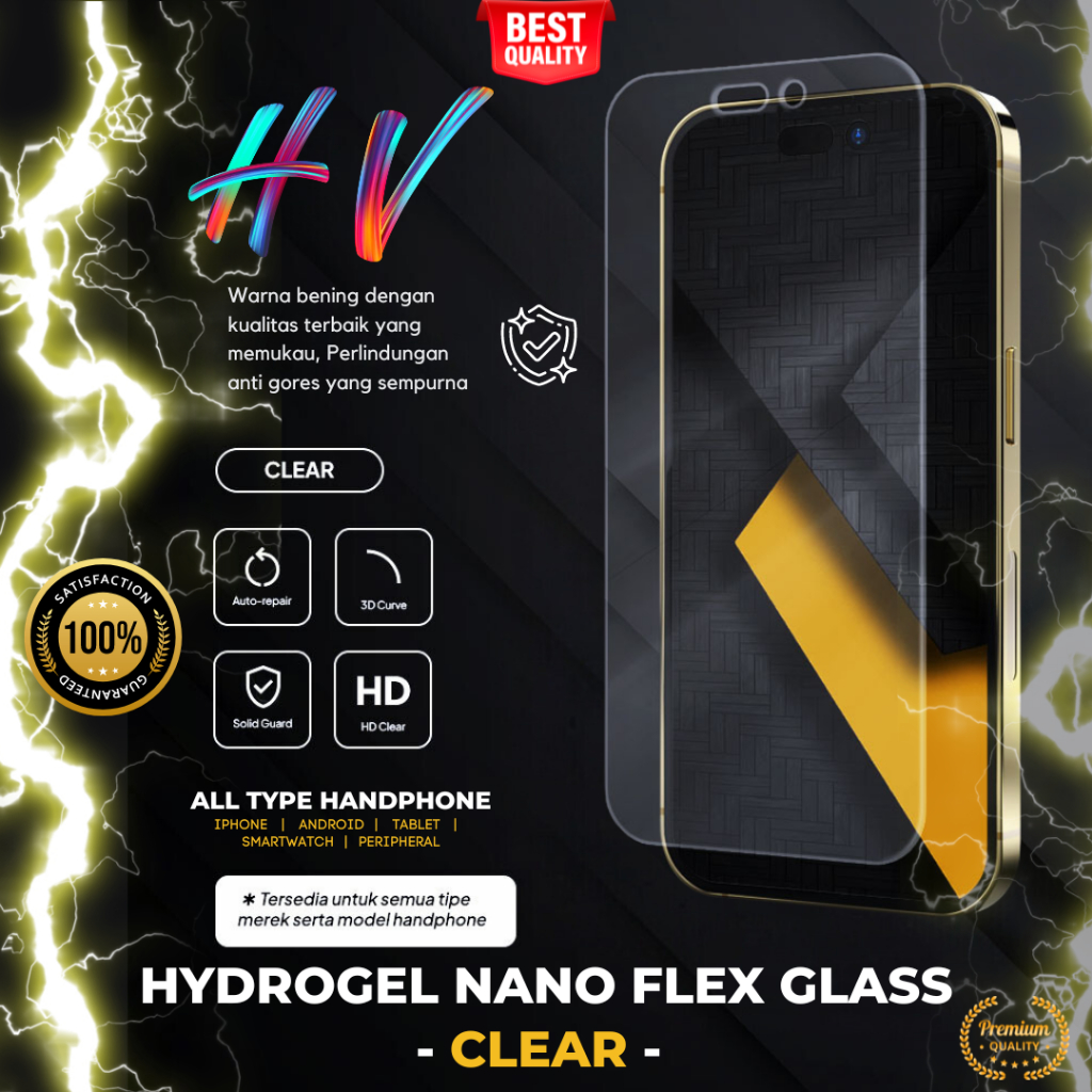 HYDROGEL Anti Gores Layar Tipe HP SAMSUNG Galaxy XCover4S  Screen Protector Flex-Glass Flexible Temp