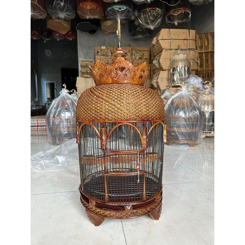 SANGKAR KANDANG PERKUTUT RAJUT MASIO SEMPROT.