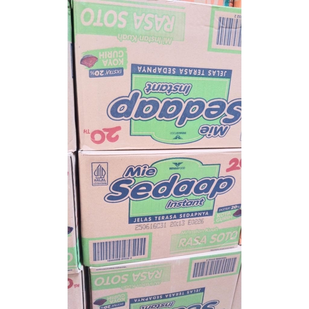 

sedap soto 1dus (40pcs)